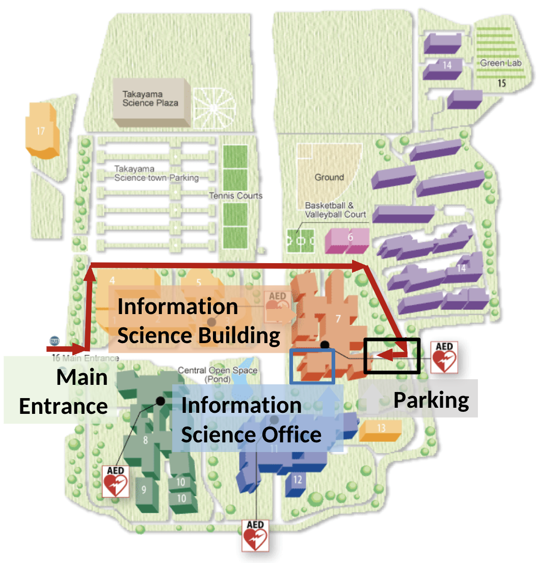 Parking guidance map